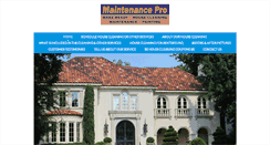Desktop Screenshot of maintenancepro-sa.com