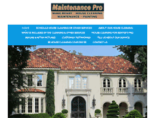 Tablet Screenshot of maintenancepro-sa.com